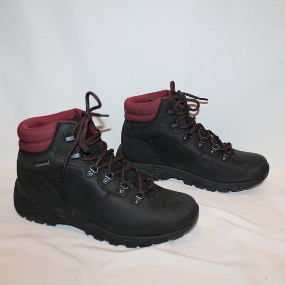 NIB TIMBERLAND WOMEN'S‎ MADDSEN MID WATERPROOF WORK WINTER BOOTS BLACK SZ 6 - Picture 3 of 6
